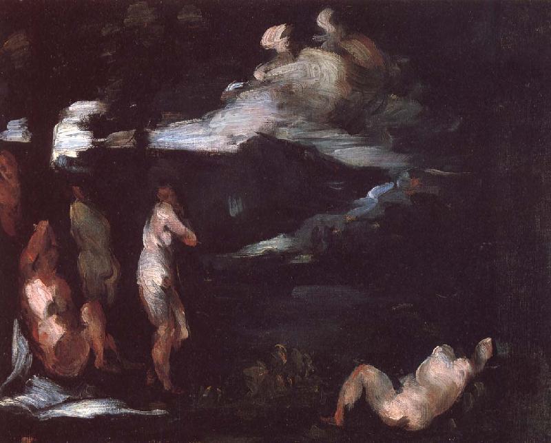 Paul Cezanne Ibe batbers oil painting image